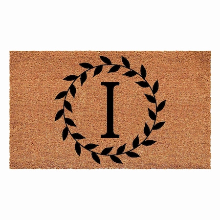 Calloway Mills Monogram Door Mat, Black, Natural, 17 in W x 29 in L 108201729I